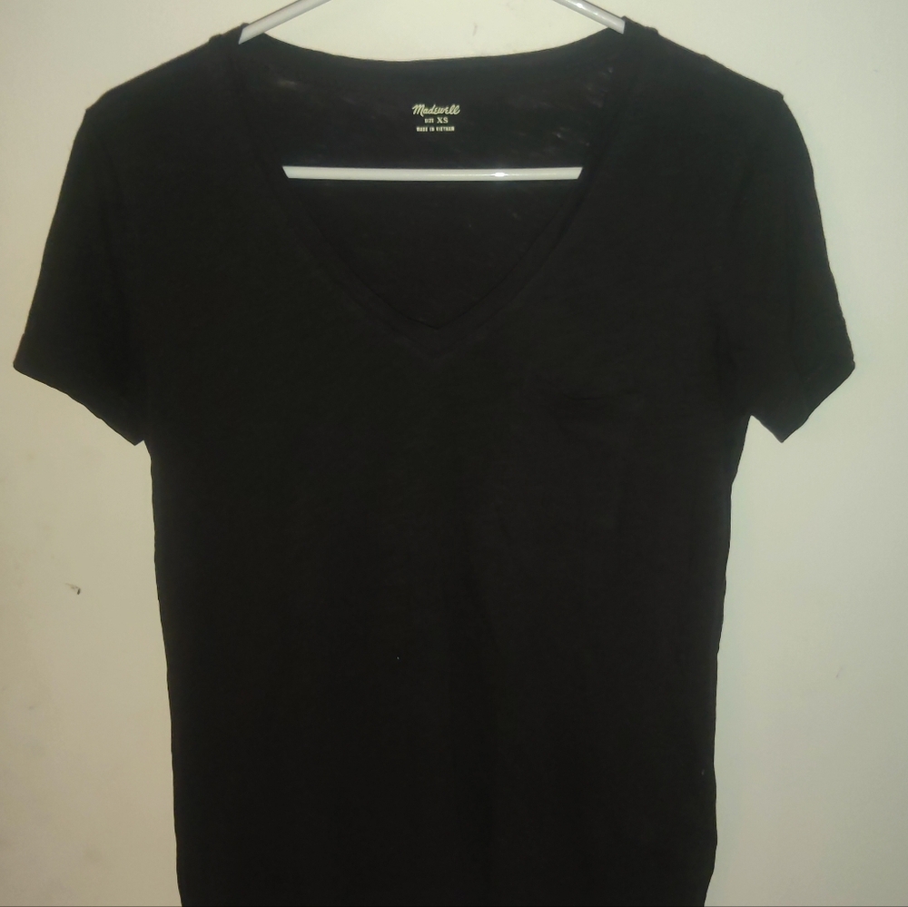 Madewell V-Neck Slub Tee